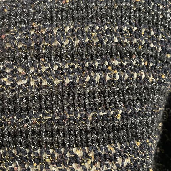 VTG Chicos Open Knit Lightweight Sweater Sz 0 Small Casual Capsule Minimalist - Picture 3 of 3